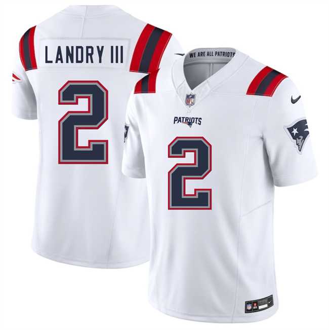 Men & Women & Youth New England Patriots #2 Harold Landry III White 2025 F.U.S.E. Vapor Limited Stitched Jersey->minnesota vikings->NFL Jersey